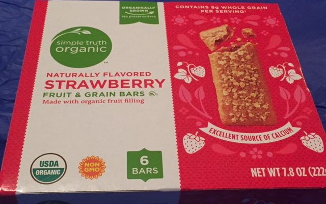 Fruit and whole grain bars