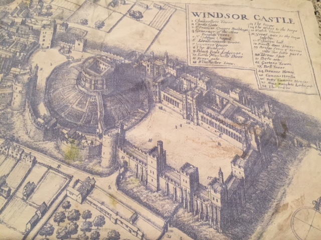 Tea Towel for the Month of May “Windsor Castle”