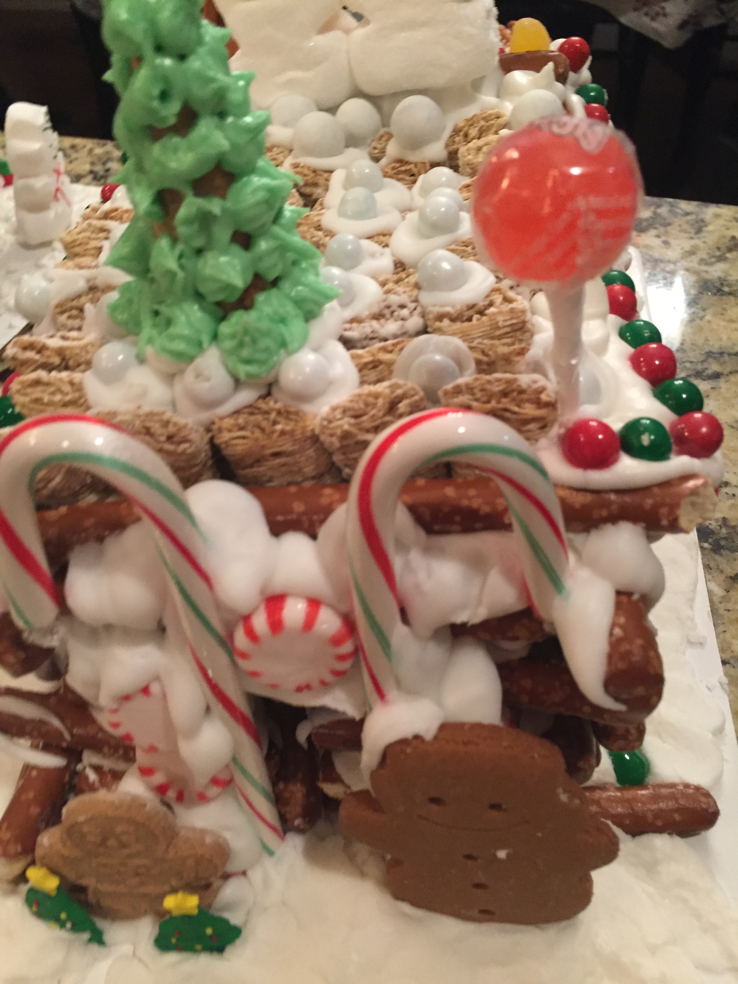 Holiday Ginger Bread House Decorating