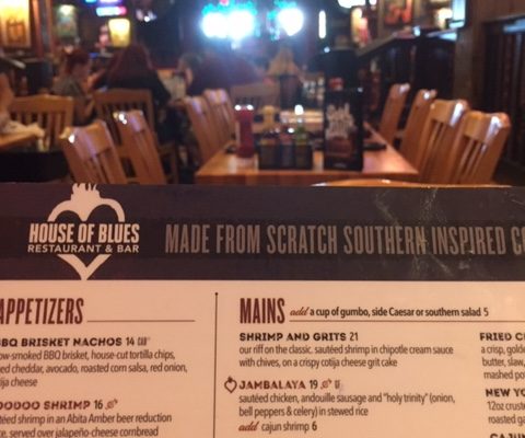 Restaurant Review ~       House of Blues, Orlando