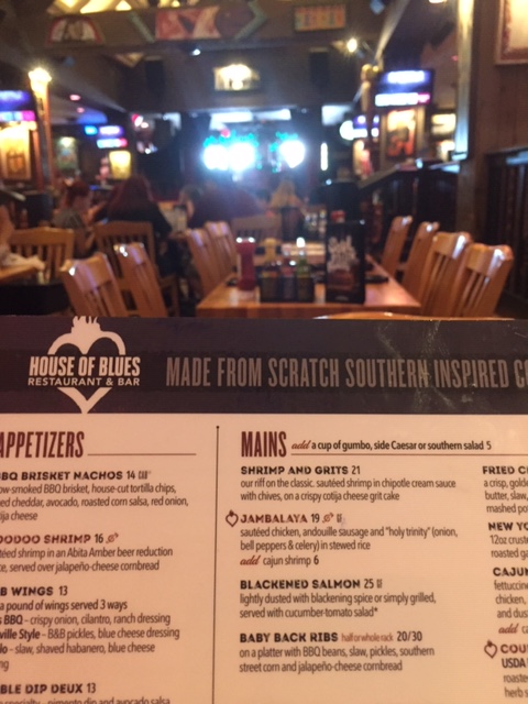 Restaurant Review ~ House of Blues, Orlando