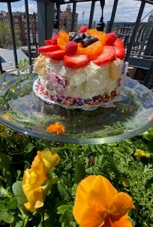 Day 54 Quarantine: Spring Fling Cake (Copy CAT of the well known original from the recently closed Market)