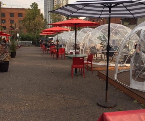 Social Distancing and Dining